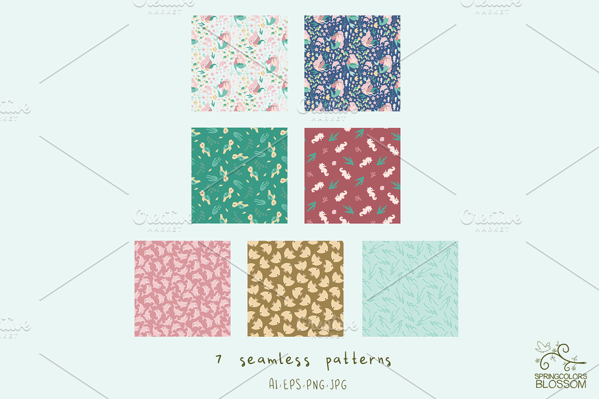 Love in the Abyss, a Pattern Graphic by Springcolors Blossom (Photo 3 of 3)