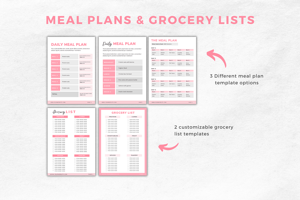 Nutrition Fitness Meal Plan eBook, a Marketing Template by Motion Studio (Photo 8 of 9)
