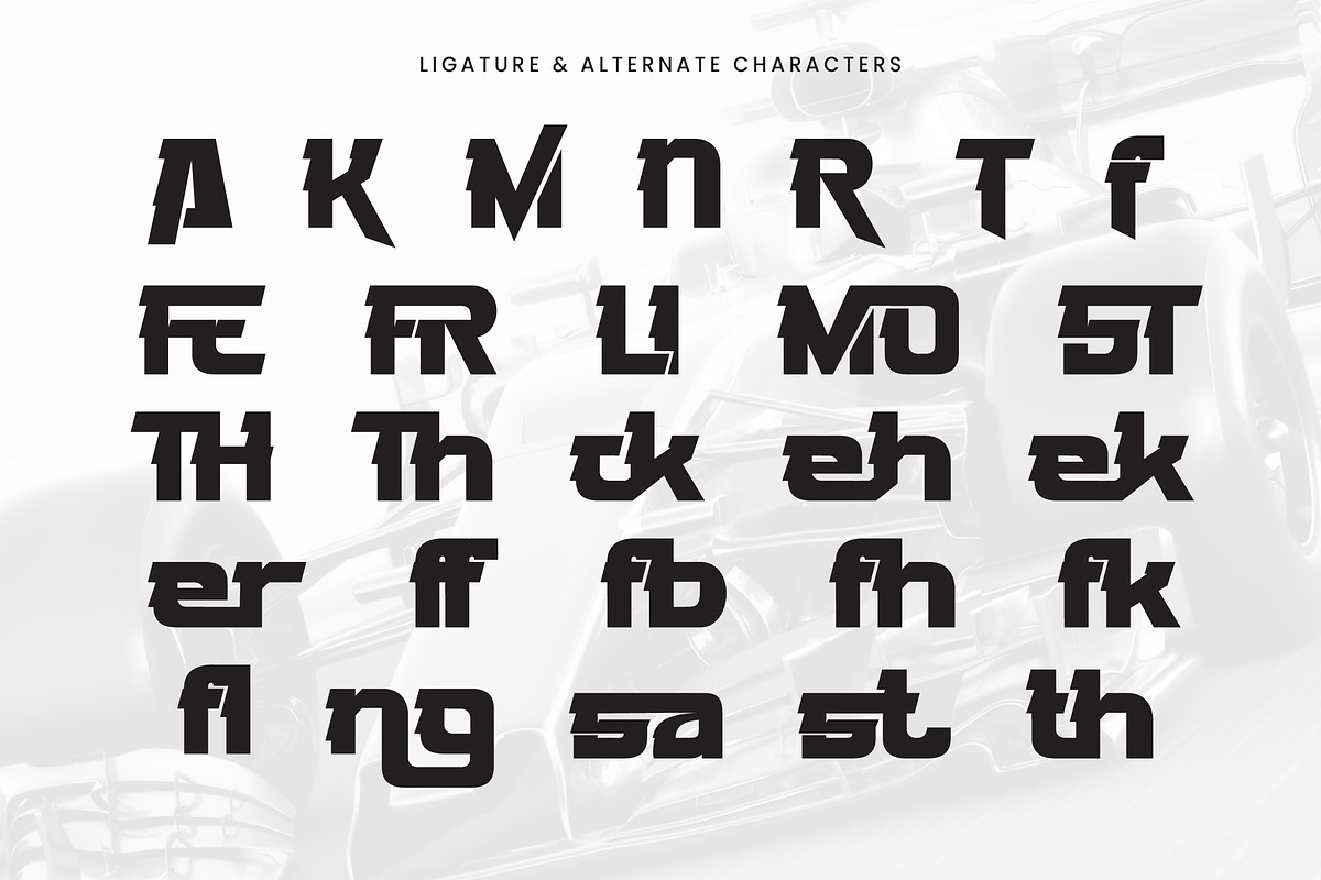 Afigre Racing Font, a Sans Serif Font by Randi Irvan | Rvandtype (Photo 10 of 11)