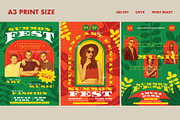 Creative Festival Poster Templates, a Flyer Template by Bornx Design (Thumbnail 4 of 8)