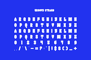 Groovy Strago - Typeface Font, a Sans Serif Font by Iqsiart Studio (Thumbnail 3 of 6)