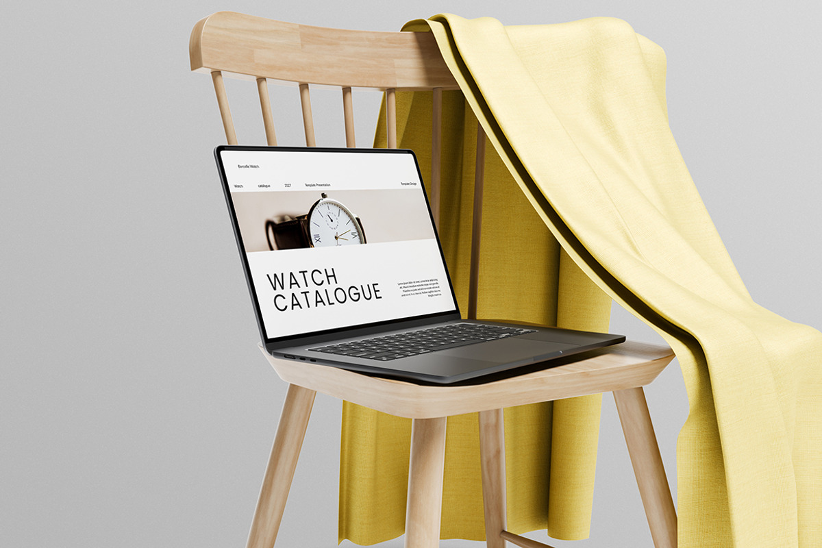 Macbook Pro Mockup, a Mac Mockup by graphicstory (Photo 4 of 4)