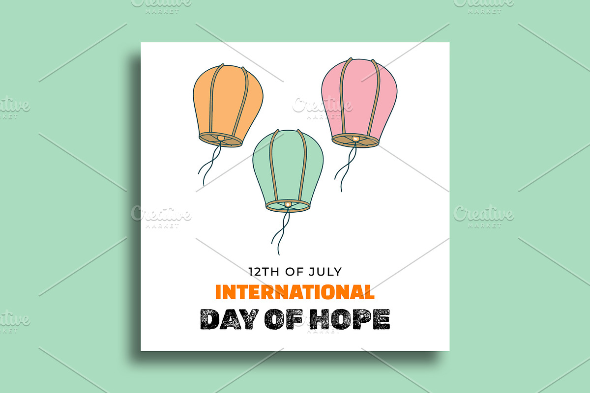 International Day of Hope Banner, a Social Media Template by nandinigraphics (Photo 2 of 3)