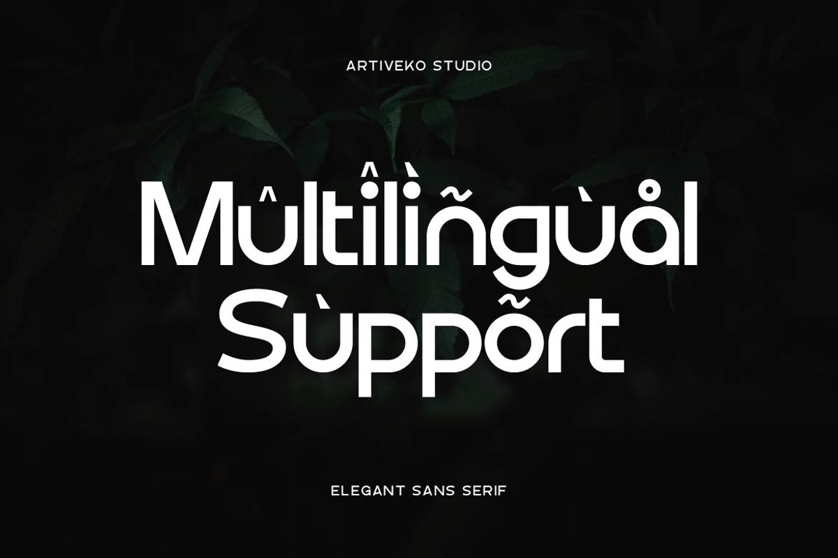 Netpil - Elegant Logo Font, a Sans Serif Font by Artiveko (Photo 5 of 8)