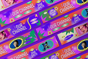 Y2K Beauty Vlogger Youtube Banner, a Social Media Template by graphicook (Thumbnail 3 of 3)