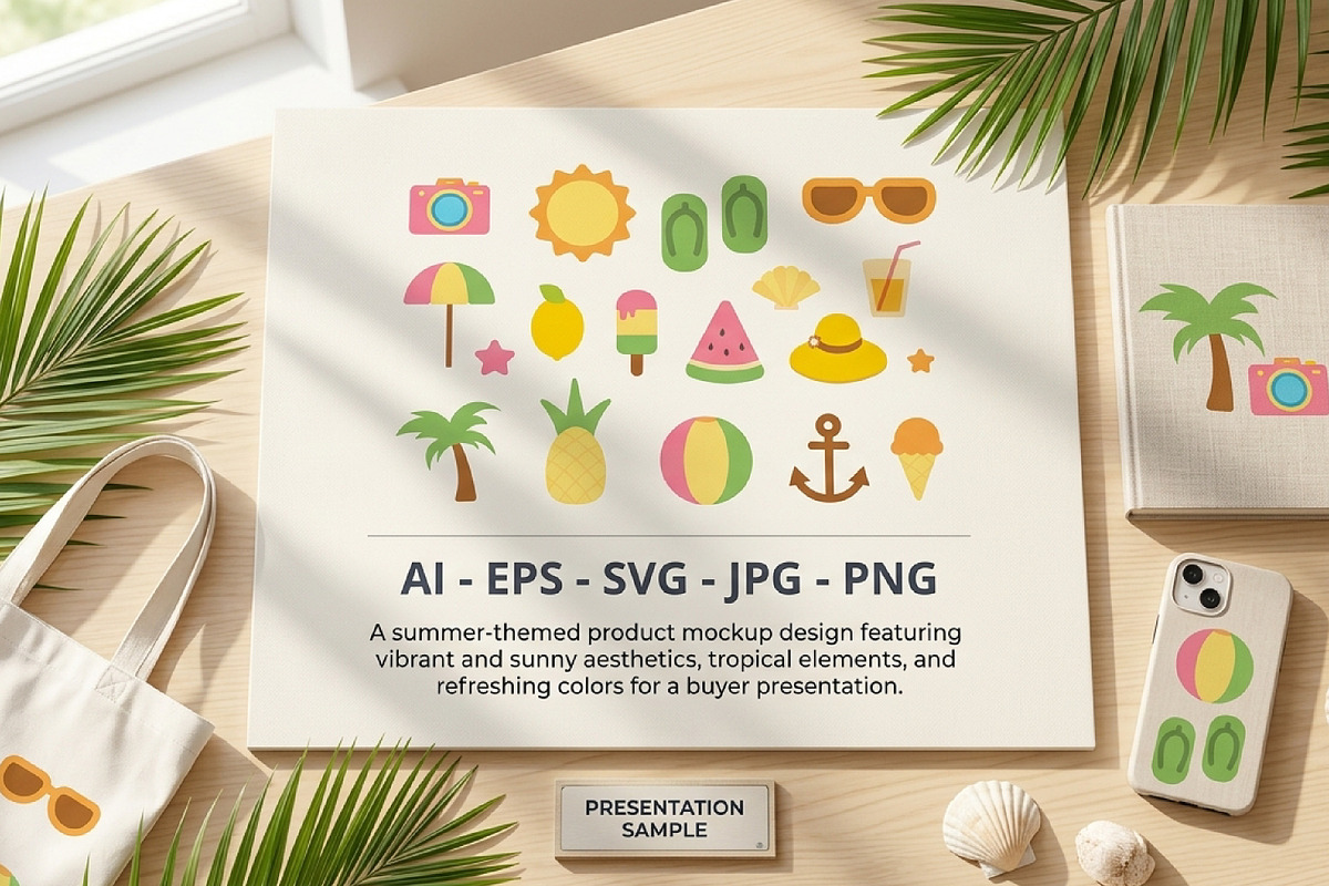 Summer themed icon collection, a Solid Icon by Saba Vector (Photo 3 of 4)