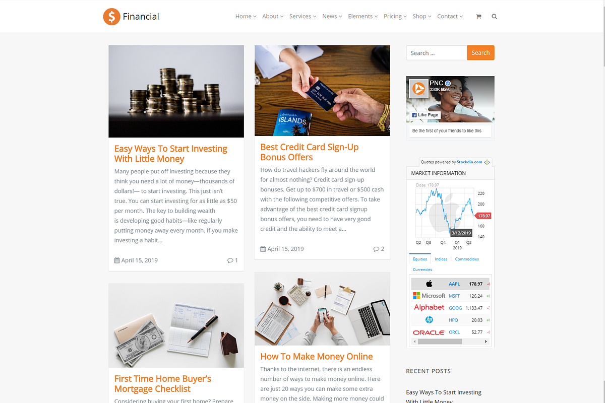 Financial Accounting WordPress Theme, a WordPress Template by Visualmodo (Photo 15 of 41)