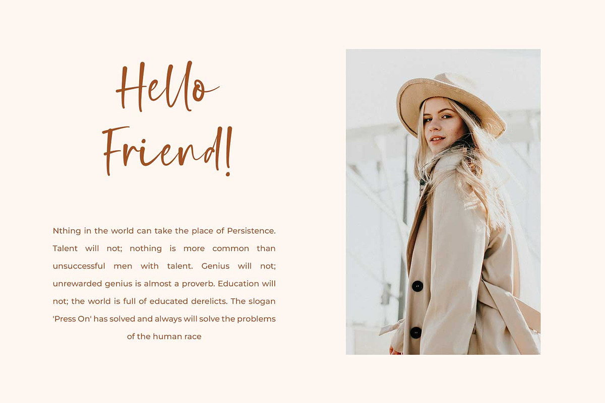 Beatme - Stylish Handwritten Font, a Font by RantautypeStudio (Photo 2 of 11)