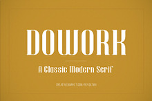Dowork Decorative Serif