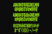Wild Jungle – Vintage Horror Font, a Serif Font by HanzelSpace Studio (Thumbnail 6 of 6)