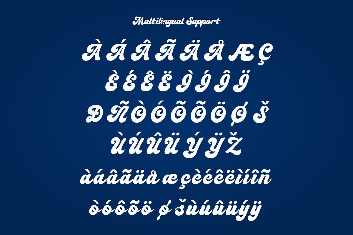 Brighton Avenue – Bold Retro Script, a Script Font by WhymoreArt (Photo 9 of 11)