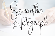 Samantha Autograph | Script Font, a Handwritten Font by Scratchones (Thumbnail 1 of 8)