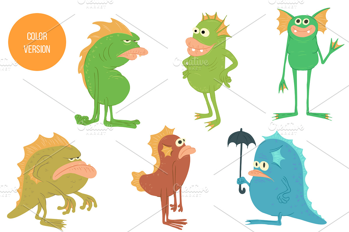 Swamp creatures, an Animal Illustration by CGterminal (Photo 4 of 8)