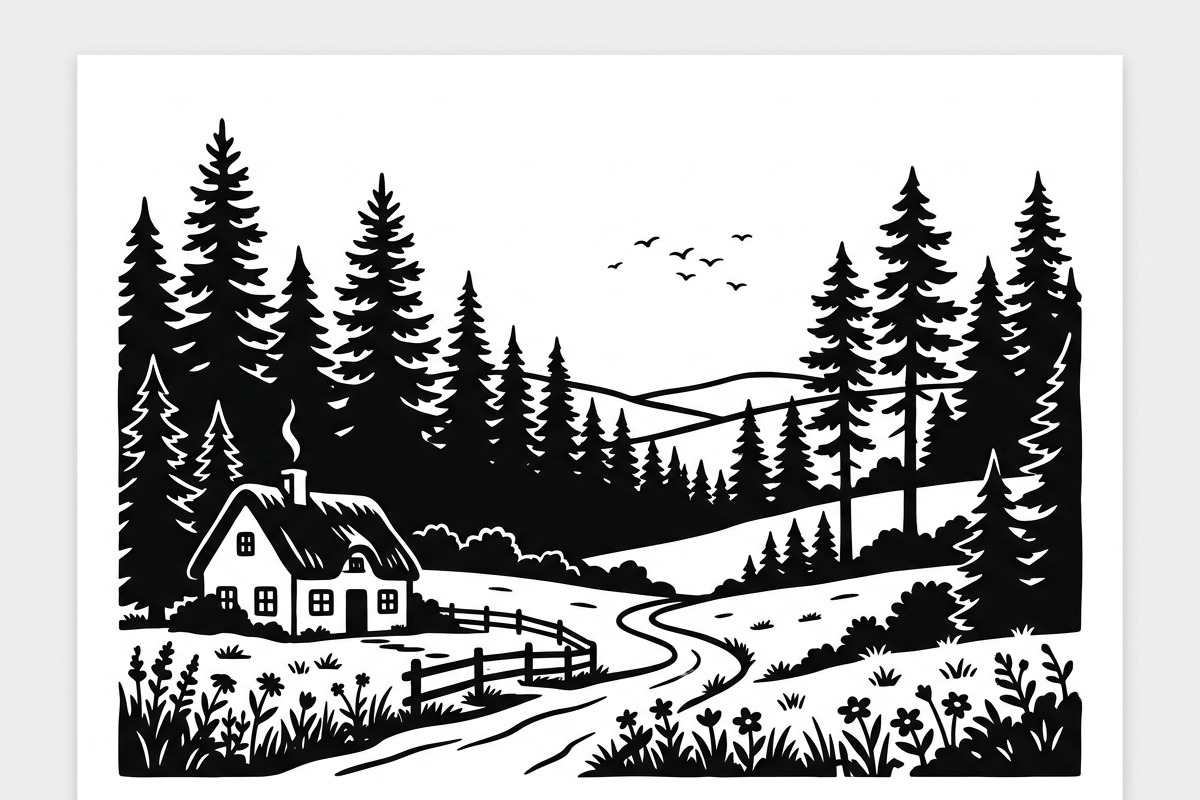 Majestic Pine Trees SVG, a Finance Illustration by Amazin_art (Photo 26 of 32)