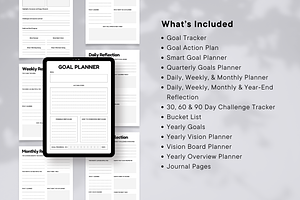 Goal Setting Productivity Planner