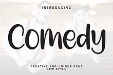 Comedy | Script Font