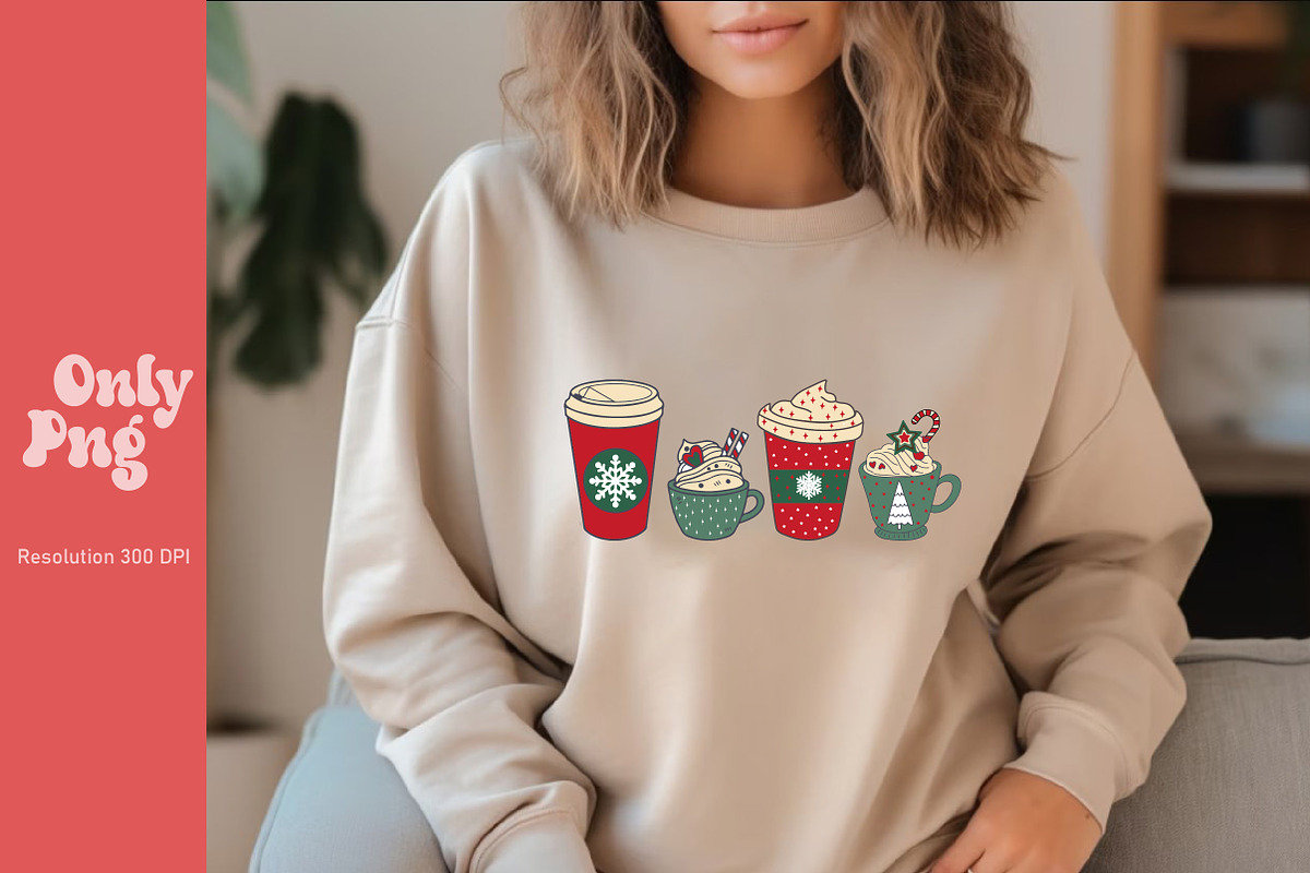 Christmas Coffee Sublimation Bundle, a Seasonal Illustration by Libby Wishes (Photo 5 of 7)