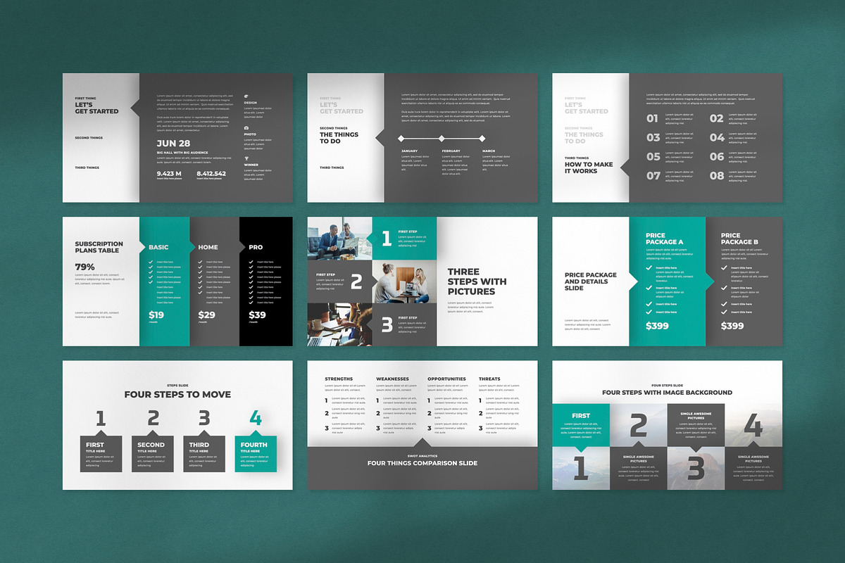 Point PowerPoint Template, a Presentation Template by Creathrive Design (Photo 6 of 8)
