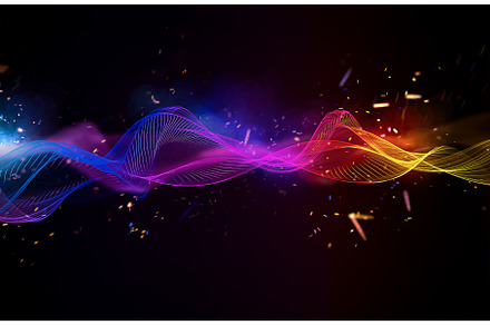 Abstract Glowing DNA Strand, an Abstract Photo by BazziBa♥