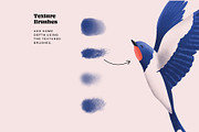 Swallow Birds Creator for Procreate, a Brush Add-On by Pencil Twist (Thumbnail 8 of 11)