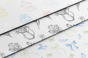 Garden story - Spring line art, an Illustration by Navenzeles (Thumbnail 14 of 14)