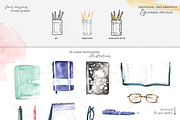 Whimsical Writer Watercolor, a Technology Illustration by plaidGecko (Thumbnail 2 of 6)