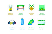Marathon Run Essentials, an Object Graphic by Deemak Daksina (Thumbnail 3 of 3)
