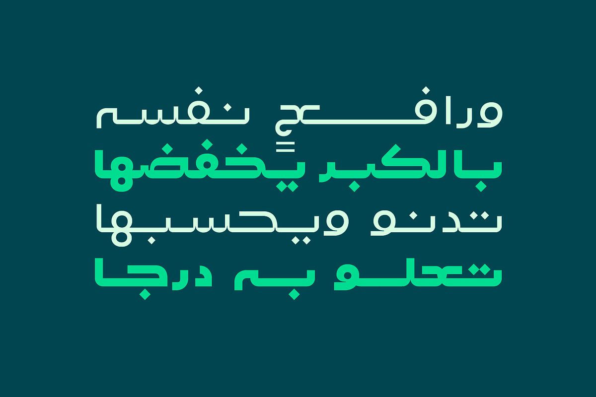 Lafet - Arabic Typeface, a Script Font by Mostafa El Abasiry (Photo 7 of 17)