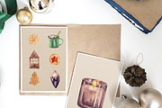 Watercolor Christmas clip art, an Illustration by a_ptichkina (Thumbnail 8 of 8)