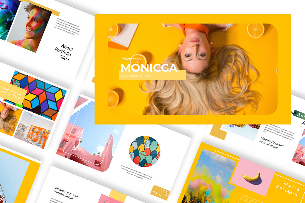 Monicca | Powerpoint Template, a Presentation Template by Emilly Studio (Photo 1 of 5)