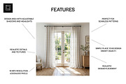 Cottagecore Curtains Mockup PSD, a Household Mockup by 1001 mockups (Thumbnail 2 of 11)