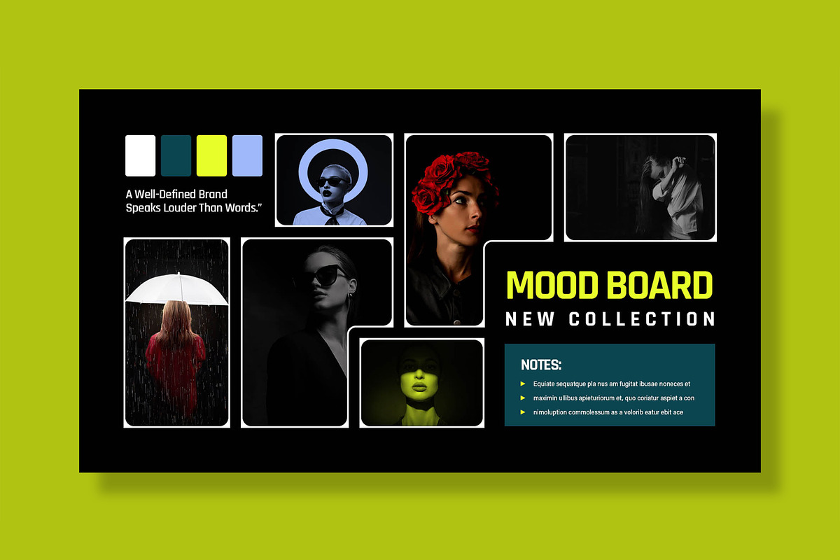Creative Mood Board Template, an UI Kit Template by MightyDesign (Photo 3 of 8)