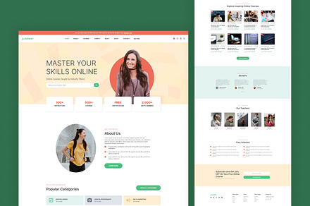 Jubilee - Online Course Web Template, a Bootstrap Template by TemplatesJungle