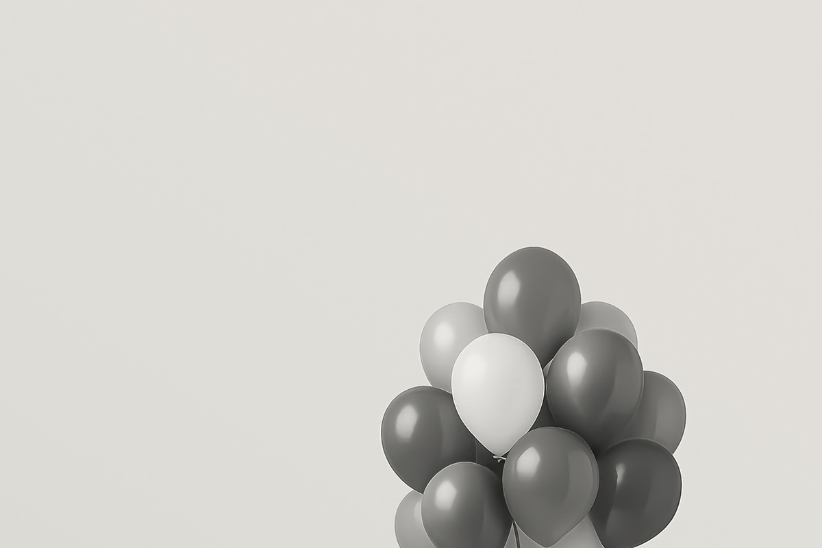 Minimalist illustration of a balloon, an Illustration by Ami_Art