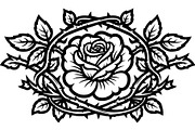 Rose Silhouette File Bundle, a Decorative Illustration by Designer_Momina (Thumbnail 10 of 21)
