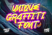 Whest Hoop - Graffiti Font, a Handwritten Font by Pekotype (Thumbnail 6 of 15)