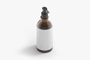 Amber Pump Bottle 3D Model, an Object 3D Model by rebrandy (Thumbnail 2 of 9)