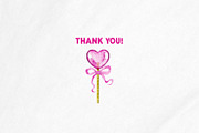 Pink Valentine watercolor collection, an Object Illustration by Yelloo Fish (Thumbnail 13 of 13)