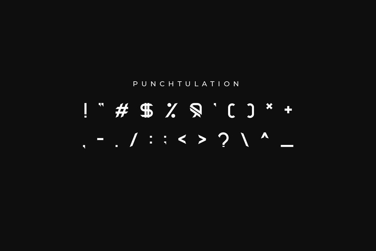 Sunset - Futuristic Display Font, a Sans Serif Font by Luna Shop (Photo 4 of 5)