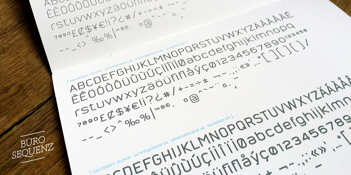 Nordstern, a Sans Serif Font by Büro Sequenz (Photo 2 of 2)