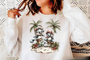 Whimsical Summer Dolphins Clipart, an Illustration by SVGArt (Thumbnail 8 of 9)