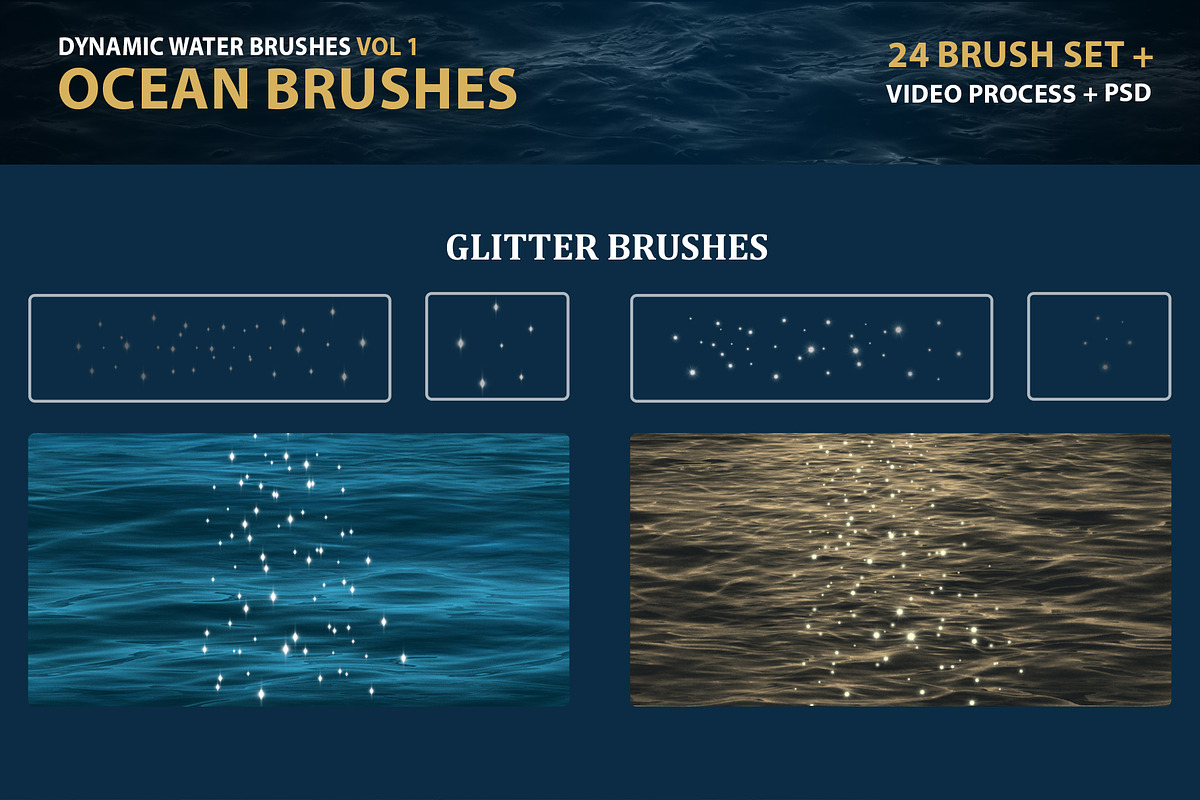 Dynamic Ocean Photoshop Brushes, a Brush Add-On by Mohamed Saber (Photo 6 of 7)