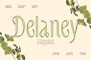 CS Delaney Stippled, a Sans Serif Font by Craft Supply Co. (Thumbnail 1 of 8)