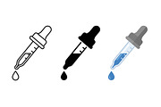Medical Dropper Vector Icon Set, an Object Graphic by Artonix (Thumbnail 2 of 3)