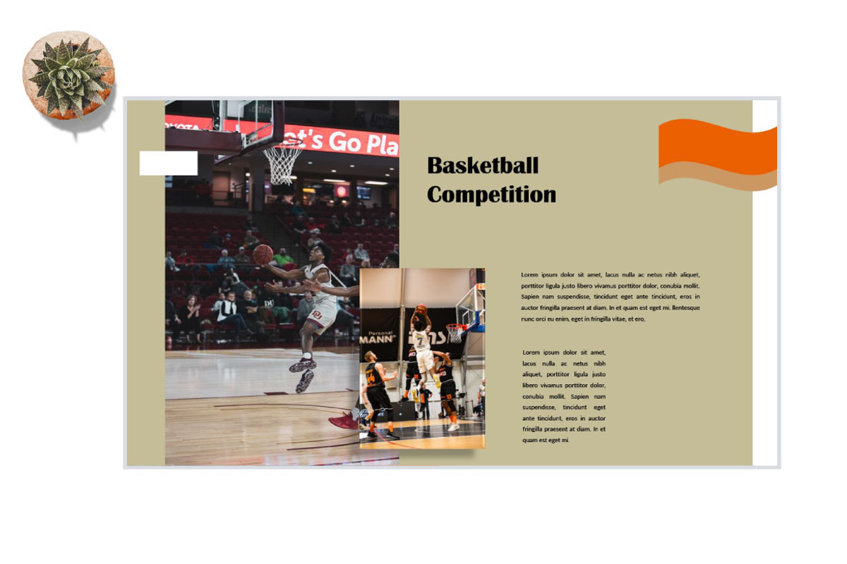 Basketball Sport - Creative Powerpoint