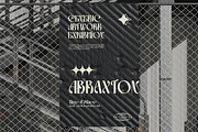 Genya - Experimental Decorative Font, a Sans Serif Font by Say Studio (Thumbnail 8 of 11)