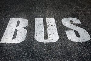 Bus parking sign, a Transportation Photo by BOOCYS