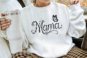 Mothers Day SVG, Mama SVG, Mom PNG, an Illustration by Sublimation Artist (Thumbnail 4 of 9)
