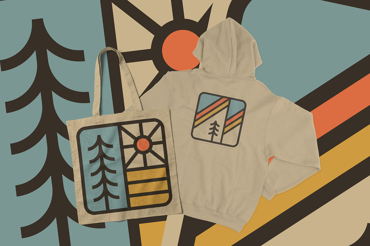 Simple Outdoor Badges, an Illustration by Firowerk (Photo 4 of 7)