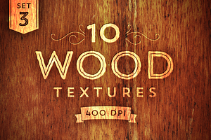 10 Wood Textures - Set 3